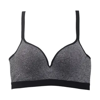 【Heimelig 直立棉】彈力美胸軟鋼圈兩穿運動環保直立棉內衣(UB01-0035 B-C)