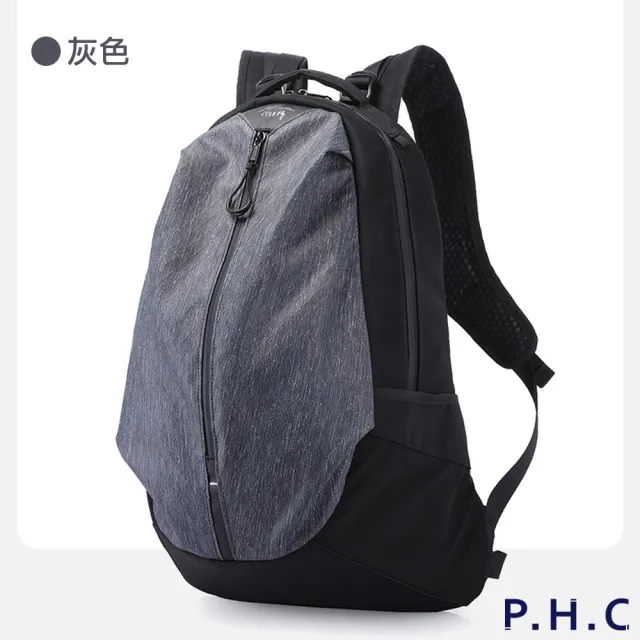 【PHC】潮流機車族後背防水包 後背包(現+預  黑色 / 灰色)