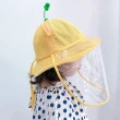 【Amhome】韓版寶寶小孩豆芽可愛款防曬防飛沫安全防護漁夫帽 兩用#109558現貨+預購(2色)