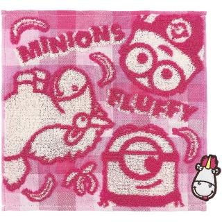 【Marushin 丸真】迷你方巾 MINIONS小小兵 獨角獸 桃(生活 雜貨)