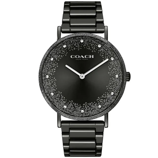【COACH】璀璨閃耀時尚腕錶-36mm/黑(14503636)