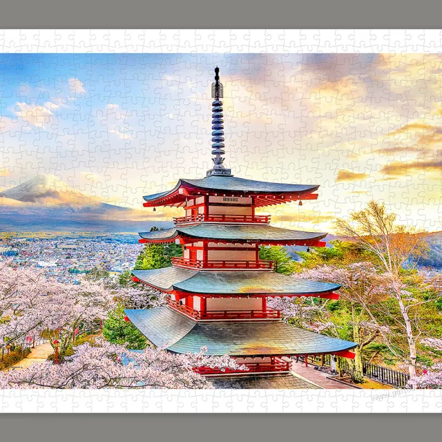 【Pintoo】日本 - 富士淺間神社(富士山) - 拼圖800片