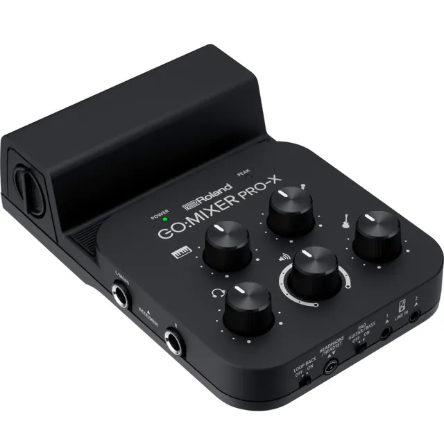 【ROLAND 樂蘭】GO MIXER PRO-X 智慧型手機專用音訊混音器(原廠公司貨 商品保固有保障)