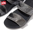 【FitFlop】MINA OMBRE GLITTER SLIDES 經典雙帶涼鞋-女(錫灰色)