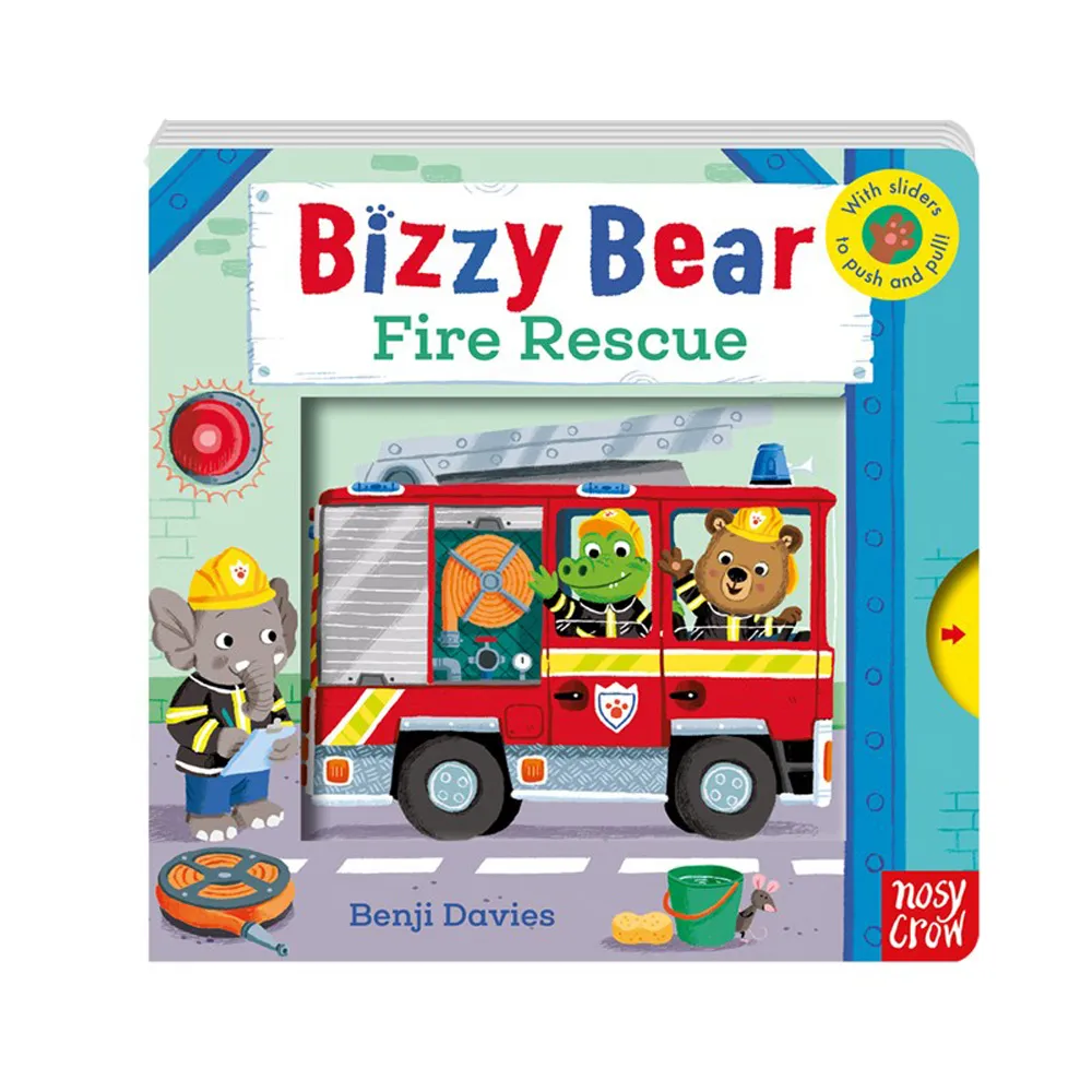 【iBezT】Fire Rescue(Bizzy Bear超人氣硬頁QR CODE版)
