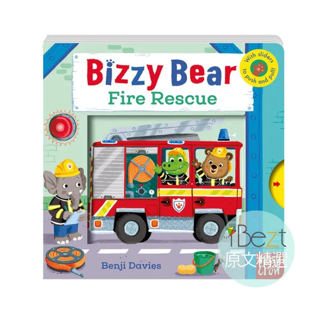 【iBezT】Fire Rescue(Bizzy Bear超人氣硬頁QR CODE版)