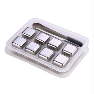 【PUSH!】餐具用品304不鏽鋼冰塊金屬速凍冰粒飲料冰鎮神器(D190)