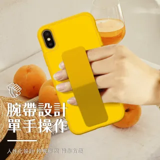 iPhone 13 強力磁吸純色立架支架手機殼保護套 黑色款(iPhone13手機殼 iPhone13保護殼)