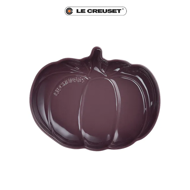 【Le Creuset】瓷器南瓜盤-中(無花果)