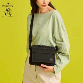 【PORTER INTERNATIONAL】極簡執著MONO斜揹包-XS(黑)