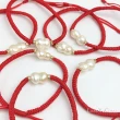 【大東山樑御珊瑚】天然珍珠紅色手環-好事發生(花生形珍珠稀有獨特)