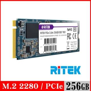 【RITEK錸德】T801 256GB M2 2280/PCI-E SSD固態硬碟