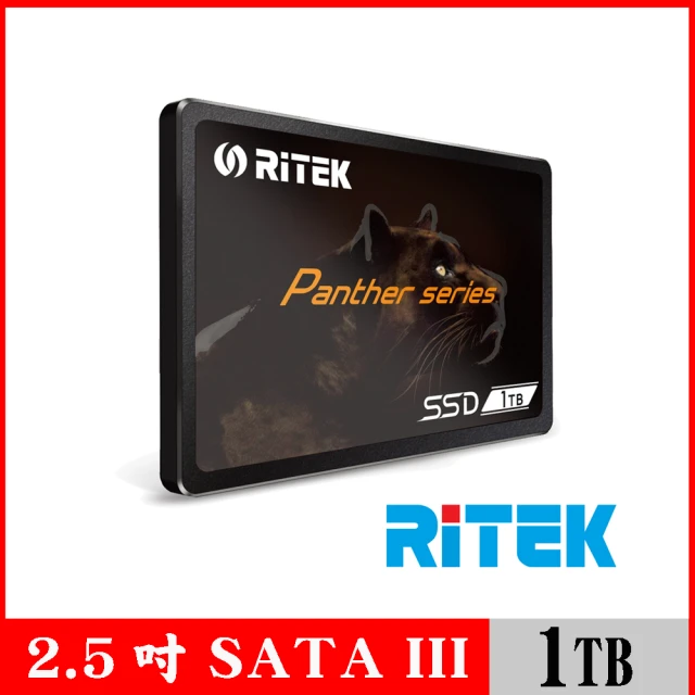 【RITEK錸德】1TB SATA-III 2.5吋 SSD固態硬碟