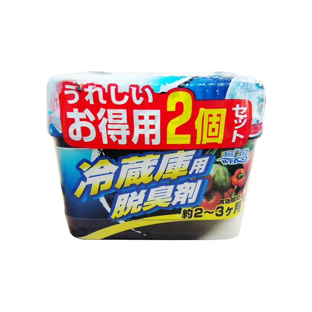 【台隆手創館】日本WELCO 竹炭冰箱除臭劑-2入裝