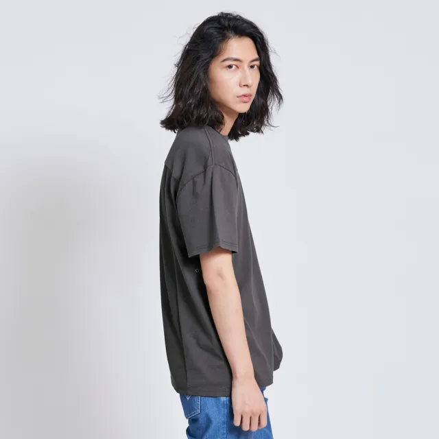 【EDWIN】男裝 EFS 冰河玉機能剪接速乾短袖T恤(灰色)