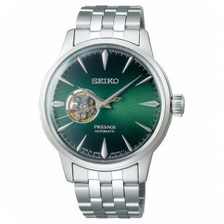 【SEIKO 精工】PRESAGE 調酒師動力儲存機械錶/40.5mm雙11限定(4R38-01N0G SSA441J1)