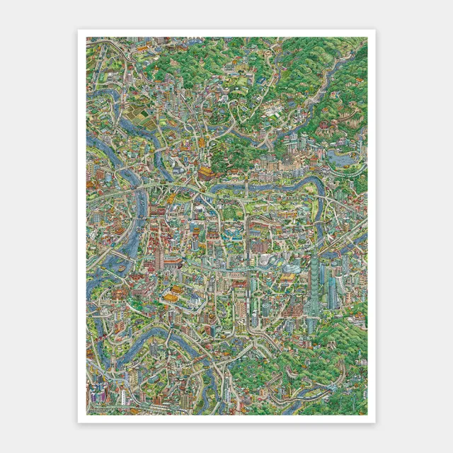 【Pintoo】4800片拼圖 - Tom Parker - 台北地圖