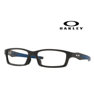 【Oakley】奧克利 CROSSLINK A 亞洲版光學鏡框 OX8118 10 霧黑框深藍鏡臂 公司貨