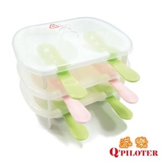 【派樂】雪人造型DIY製冰棒盒 2組6套裝(透過SGS耐熱 無毒重金屬檢驗)