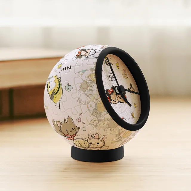 【Pintoo】145片立體桌上時鐘拼圖 - 迪士尼 - Tsum Tsum - 甜蜜時光