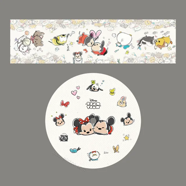 【Pintoo】145片立體桌上時鐘拼圖 - 迪士尼 - Tsum Tsum - 甜蜜時光