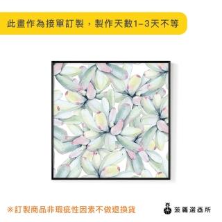 【菠蘿選畫所】多肉 ‧ 果凍乙女心-25x25cm(佈置/方形掛畫/家居佈置/植物/多肉/春天掛畫/春天佈置)