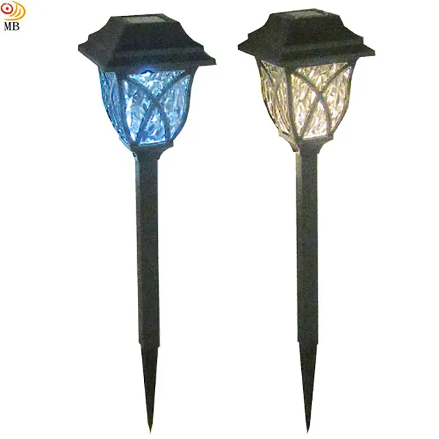 【月陽】超值2入歐風太陽能自動光控LED庭園燈草坪燈插地燈(EU43102)