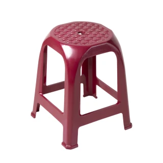 【AMOS 亞摩斯】6入-台灣製透氣塑膠椅/高賓椅/辦桌椅(辦桌椅 塑膠椅 高賓椅)
