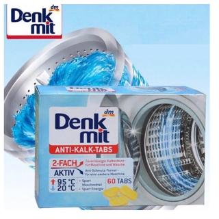 【Denkmit】德國洗衣機 洗衣槽 清潔錠 60錠/盒 900g(滾筒式和直立式皆適用)