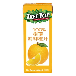 【Tree Top 樹頂】100%柳橙汁200mlx24入