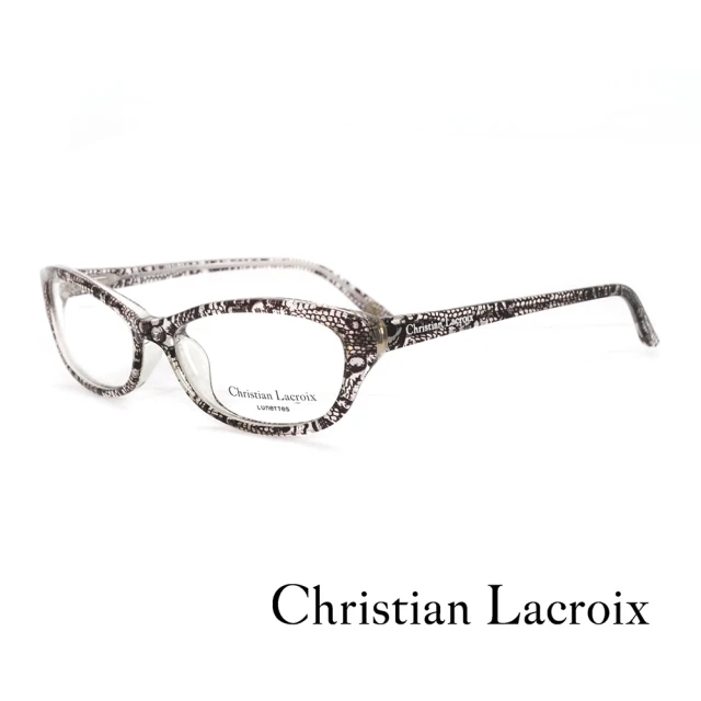 Christian Lacroix 法式浪漫蕾絲網紋風格光學眼鏡(透色 - CL1019-861)