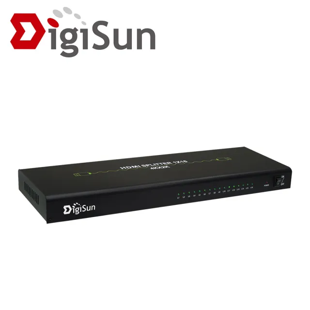 【DigiSun 得揚】VH7116 4K2K HDMI一進十六出影音分配器