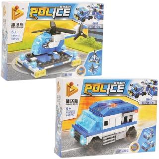 【TDL】警察警車益智積木玩具隨機出貨 331407