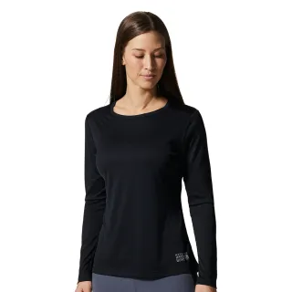 【Mountain Hardwear】Wicked Tech Long Sleeve T Women 防曬快乾長袖排汗衣 女款 黑色 #1924951