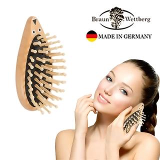 【BRAUN WETTBURG 珀薇】德國製FSC原木小刺蝟氣墊舒壓按摩器(氣墊按摩器/筋膜按摩/99狂購)