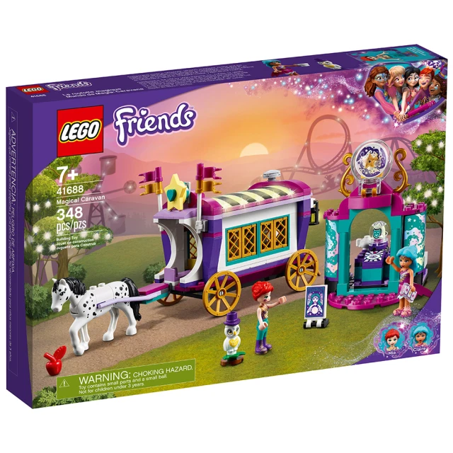 【LEGO 樂高】LT41688 姊妹淘系列 - 魔術樂園馬車(基本顆粒)