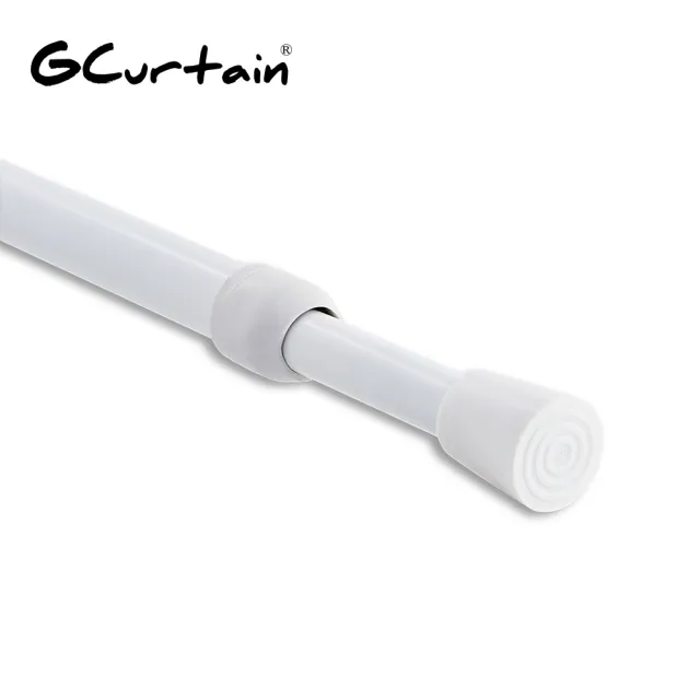 【GCurtain】萬用伸縮桿  窗簾桿 收納桿 長度可調 免打孔 快速安裝 ＃T-S1013-70 管徑:1.5cm(70-120公分)