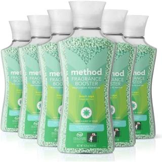 【method 美則】衣物芳香顆粒-海藍鼠尾草/夏日甜心420gX6(香香豆 中性香氛 消臭抗菌)