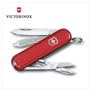 【VICTORINOX 瑞士維氏】Style Icon 經典7用瑞士刀款 58mm/ 紅色(0.6223.G)