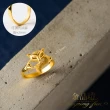 【金品坊】黃金戒指狐仙戒指 1.15錢±0.03(純金999.9、純金戒指、黃金戒指)