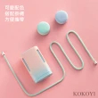 【KOKOYI】2入組-輕巧超長續航USB果凍掛脖風扇(手持扇/桌扇/戶外扇)