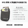 【Troika】RFID屏障3C周邊配件收納旅行包#鬆緊帶收納#多隔層全防盜(旅遊必備防盜小物)