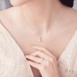 【SOPHIA 蘇菲亞珠寶】1.00克拉 F/VVS1 18K金 心心相印 鑽石項墜
