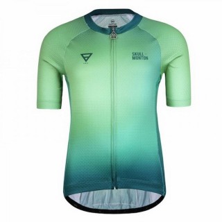 【MONTON】EARTH綠色兒童短上衣(兒童自行車服飾/短袖車衣/自行車衣/童裝車衣/版型偏小)