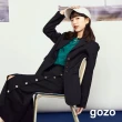 【gozo】minus g-限量系列 長版落肩休閒西裝(兩色)