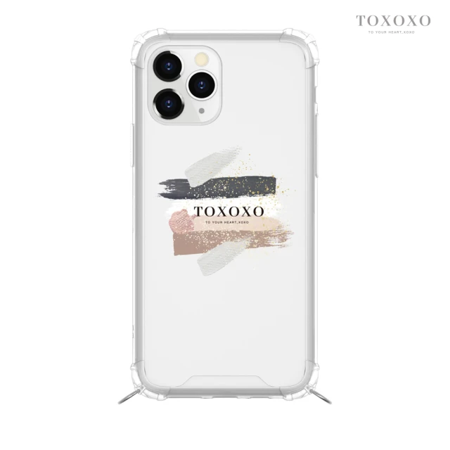 TOXOXO iPhone 12 Pro Max 6.7吋 繩掛殼系列 奇幻金莎透明防摔iPhone手機殼