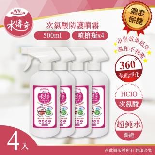 【水傳奇】防護液速效加強版-噴槍瓶 500ml(4入組)