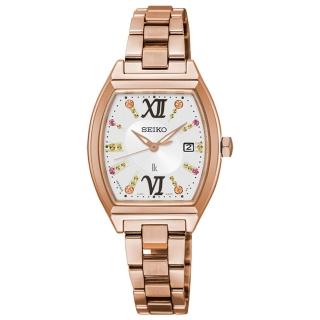 【SEIKO 精工】LUKIA 限量酒桶型太陽能女錶/26mm雙11限定(V137-0CE0X SUT352J1)