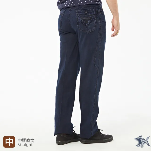 【NST JEANS】特大尺碼 小尺碼 自由之鷹 夏季薄款牛仔男褲-中腰(390-3310/5888/3311)