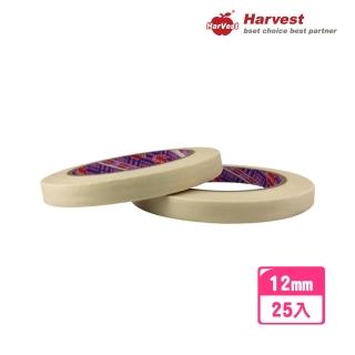 【HarVest】美紋膠帶 12mm*40M-25入(和紙膠帶/封箱膠帶)